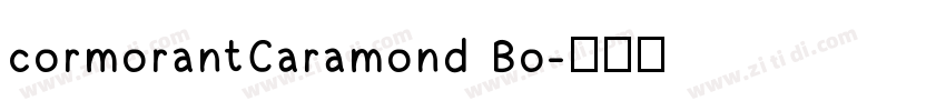 cormorantCaramond Bo字体转换